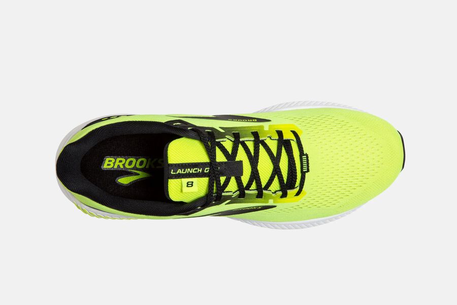 Brooks Launch Gts 8 Road Loopschoenen Heren - Groen/Zwart - 653179VDZ